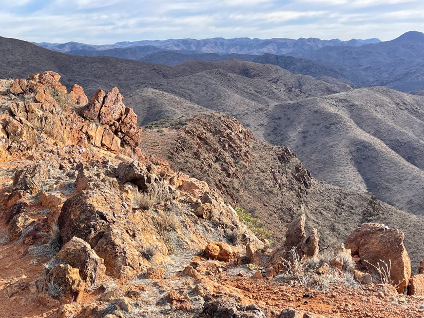View from the Acacia Ridge Walk at Arkaroola Wilderness Sanctuary Flinders Ranges Tours